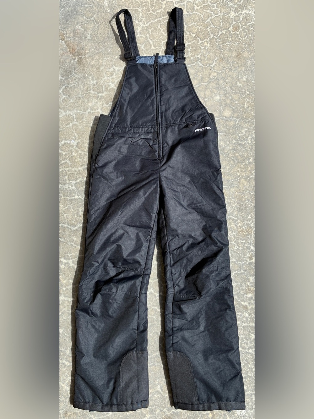 Arctix Black Kids Snow Overalls Bibs